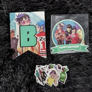 Gorillaz birthday decorations